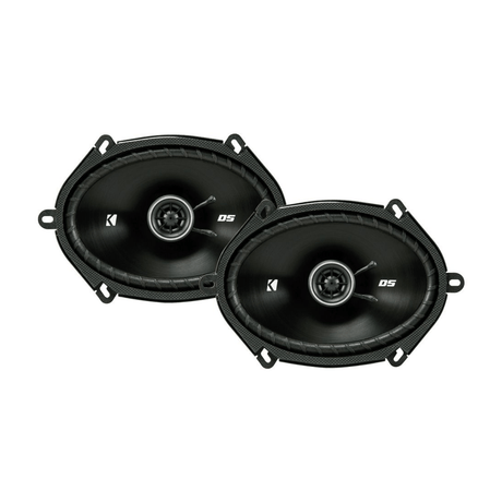 Kicker Car Speakers and Subs Kicker KA43DSC6804 DS 6" x 8" Coaxial Speaker System
