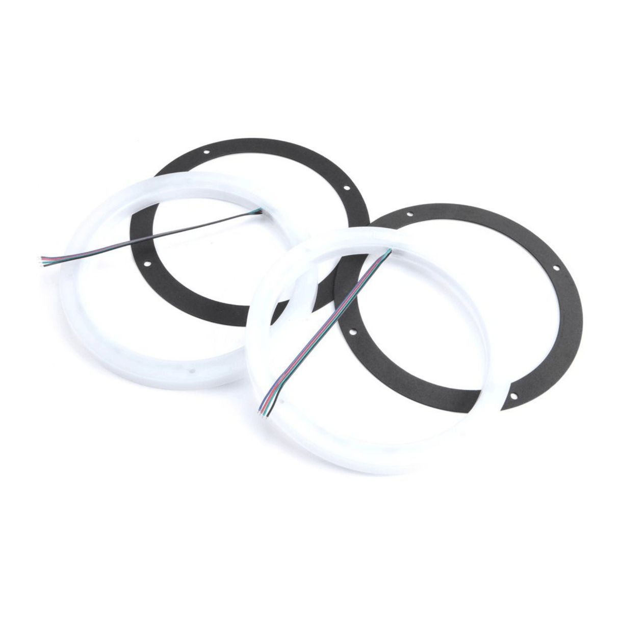 Kicker Enclosed Subwoofers Kicker KA47KLSR8 WEATHER PROOF LED SPEAKER RING PAIR - 8"