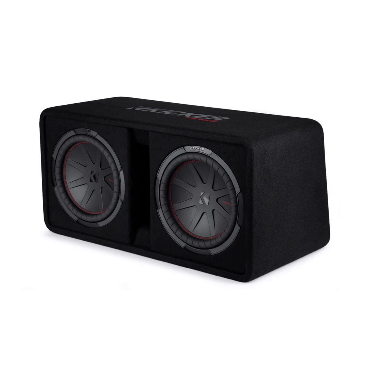 Kicker Enclosed Subwoofers Kicker KA48DCWR122 CompR Dual 12" Ported Loaded Enclosure