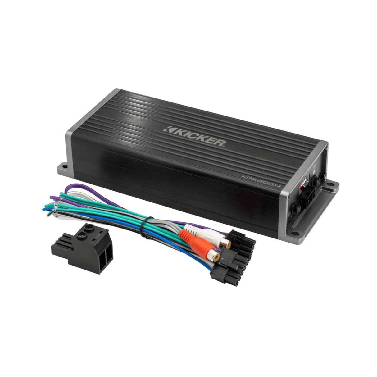 Kicker 4 Channel Amp Kicker KA51KPX3004 KPX 300W 4-Channel Class D Full-Range Amplifier