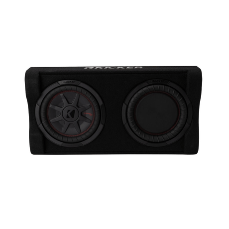 Kicker Enclosed Subwoofers Kicker KA51PTRTP10 Powered CompRT 10" Down Firing Loaded Enclosure