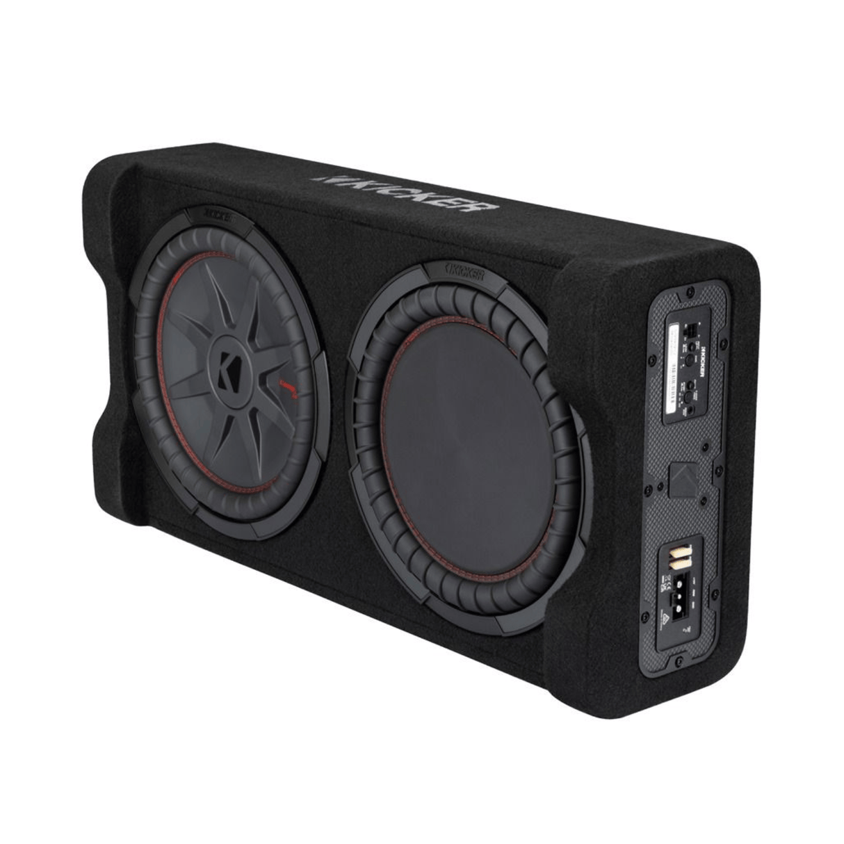Kicker Enclosed Subwoofers Kicker KA51PTRTP12 CompRT 12" Down Firing Loaded Enclosure