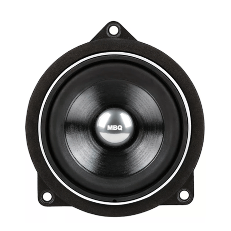 MBQ Car Speakers MBQ M40 Plug-and-Play Neodymium 2-Way Component Speaker System for BMW