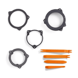 Morel Car Speakers Morel Direct Fit BMW Premium 2-Way Component Center Channel Speaker Set (MOR IR BM 42 CT)