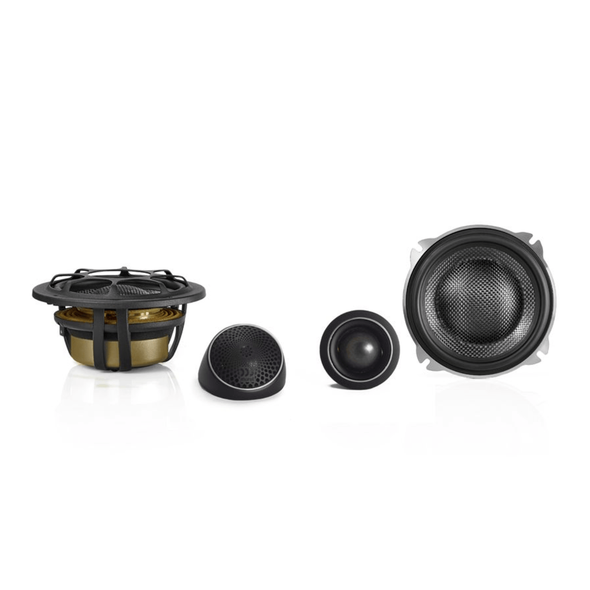 Morel Car Speakers and Subs Morel Elate Carbon 5.25" 2-Way Active Component Speaker Set - Active (MOR ELAT CAR 52A)