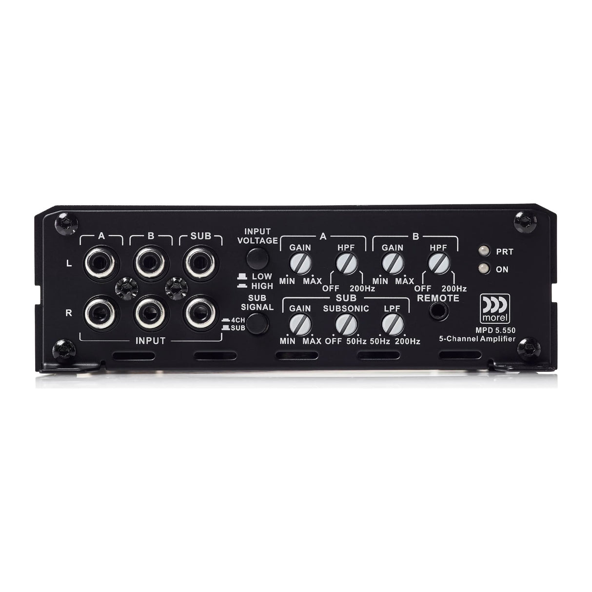 Morel 5 Channel Amp Morel MOR MPD 5.550 500W 5-Channel Class D System Amplifier