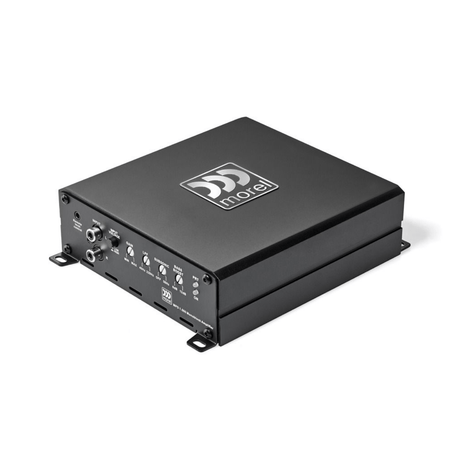 Morel Monoblock Amp (For Subwoofers) Morel MPD 550W Monoblock Class D Subwoofer Amplifier (MOR MPD 1.500)