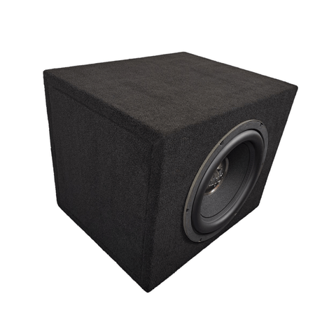 Morel Car Subwoofers Morel Primo 12" Sealed Loaded Enclosure - 4 Ohm (MOR PRIMO 124 SE)