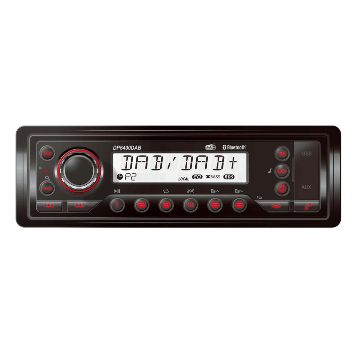 MTA Car Stereos MTA ANC7137594 Car Stereo AM/FM & DAB Tuner with USB, Aux and Bluetooth - 12/24V