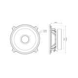 MTX Car Speakers MTX TX450S 5.25" (130 mm) 2-way Component Speakers