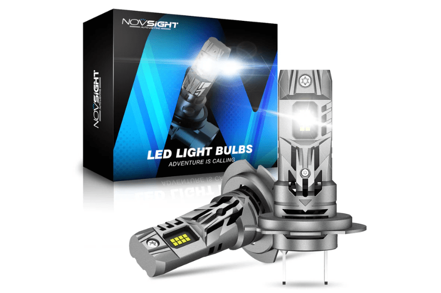 Novsight LED Bulbs Novsight N63 Series Mini Wireless H7 LED Bulbs Original Mini Size 70W 16000LM 6500K White (85-N63-H7)