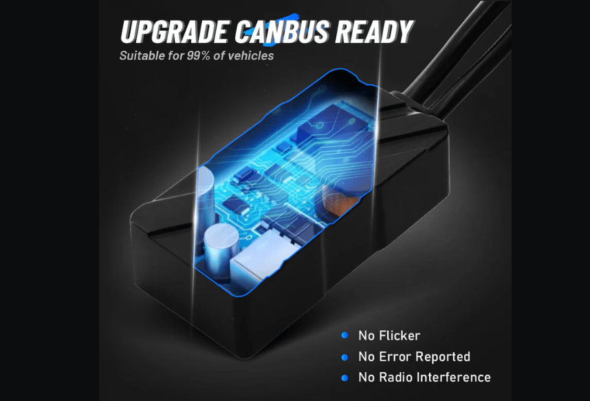 Novsight LED Bulbs Novsight N70 Series H7 LED Bulbs Super Bright Headlights 240W 50000LM 6500K White 2 Bulbs (85-N71-H7 )