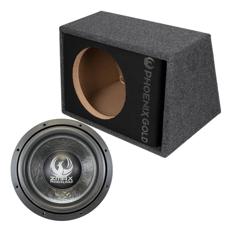 Phoenix Gold Phoenix Gold ZBMAX112P – 12" Ported Subwoofer Enclosure & Subwoofer