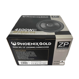 Phoenix Gold Subwoofer Phoenix Gold ZP12D4 12" Dual 4ohm Steet Bass Subwoofer 3" VC 1500 Watts RMS