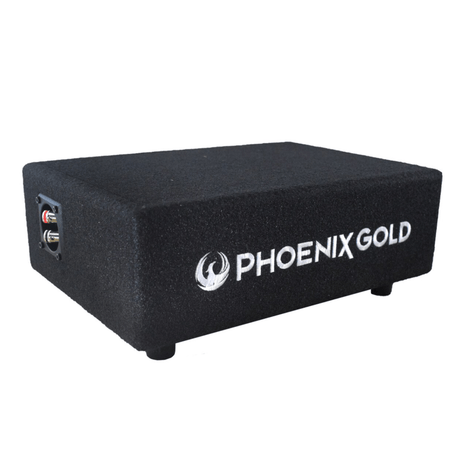 Phoenix Gold Subwoofer Phoenix Gold ZX18PDF 8" 500W MAX Slim Passive Subwoofer Box
