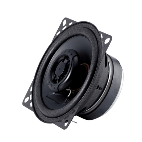 Phoenix Gold Car Speakers Phoenix Gold ZX4CXS 4" 2-Way Coaxial Speaker