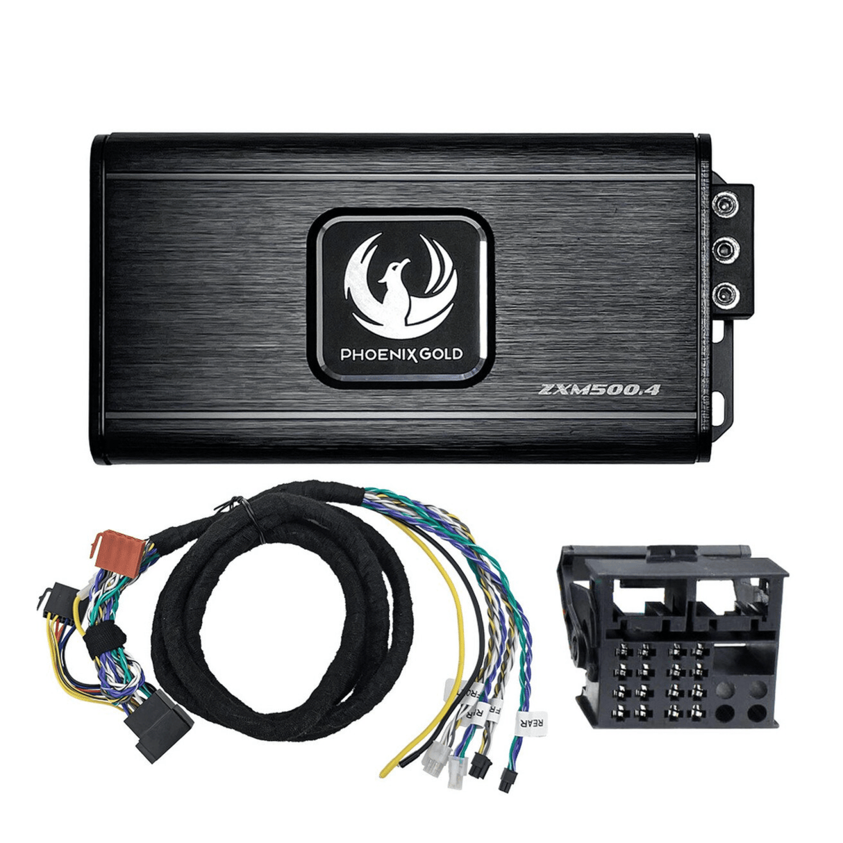 Phoenix Gold 4 Channel Amp Phoenix Gold ZXMPB1 Plug and Play Power-Up Kit for BMW
