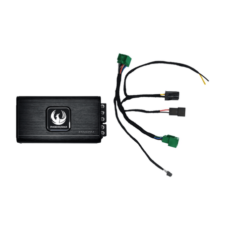 Phoenix Gold Amps Phoenix Gold ZXMSV1 Subwoofer Amplifier Upgrade with High Performance Sound System for Volvo