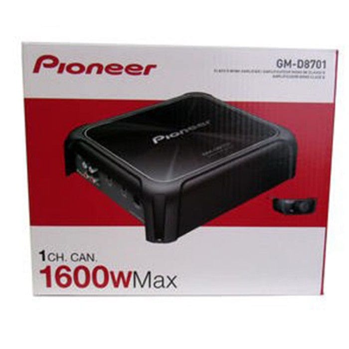 Pioneer Pioneer Pioneer GM-D8701 1600W Class-D Mono Amplifier, with Bass boost remote