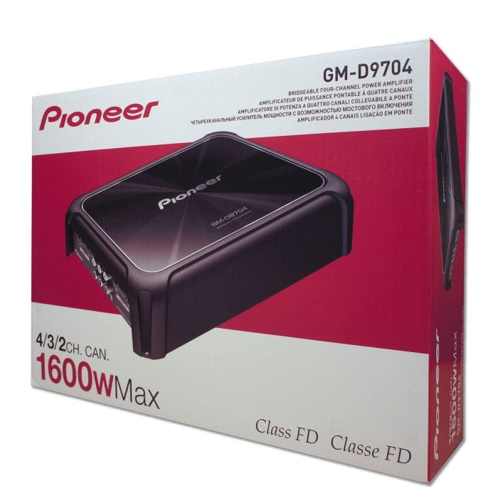 Pioneer GM-D9704 1600W Class D 4-Channel Amplifier