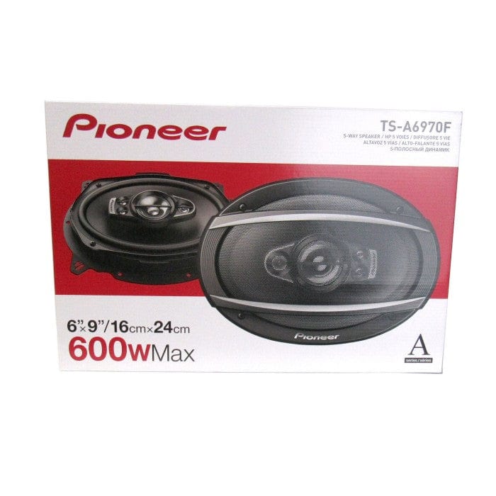 Pioneer Pioneer Pioneer TS-A6970F - 6" x 9" 600W 5-Way Car Door/Shelf Speakers