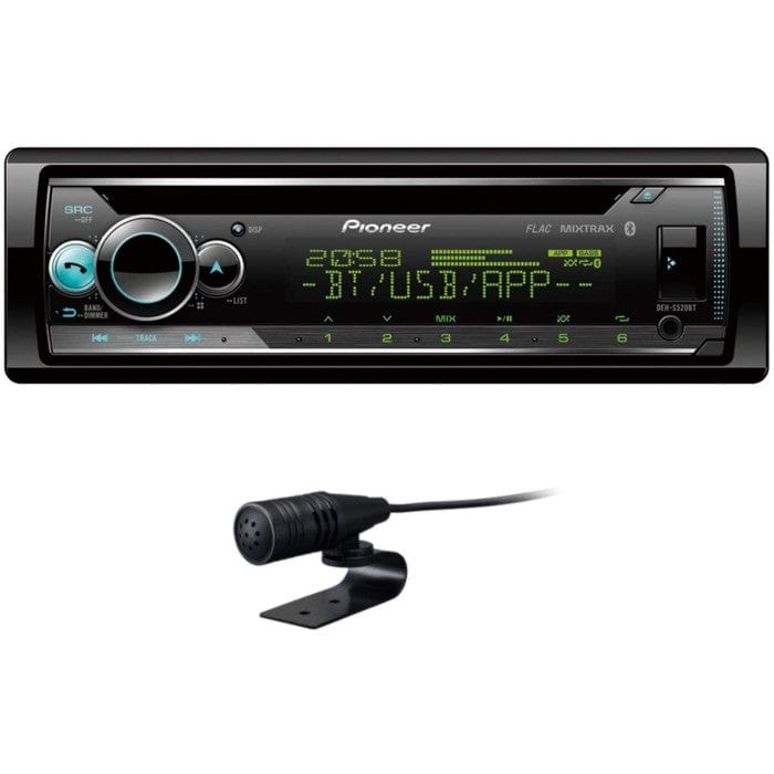 Pioneer Car Stereos Pioneer DEH-S520BT Single Din CD Player with Bluetooth Aux USB and Spotify