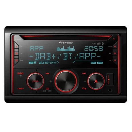 Pioneer Car Stereos Pioneer FH-S820DAB Double Din Car CD Tuner with Bluetooth, USB, DAB Digital Radio