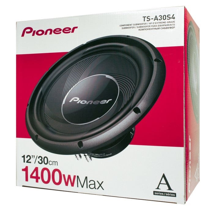 Pioneer Car Subwoofers Pioneer TS-A30S4 12" A-Series Component Subwoofer 1400W MAX