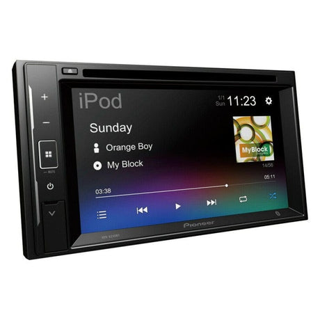 Pioneer Car Stereos Pioneer AVH-A240BT Double Din Bluetooth Touch Screen CD/DVD Tuner with 13-band GEQ, advanced audio features and premium audio quality