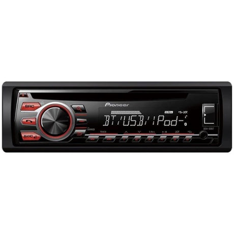 Pioneer Bluetooth Car Stereos Pioneer DEH-09BT Single Din, Bluetooth CD Player with USB and AUX