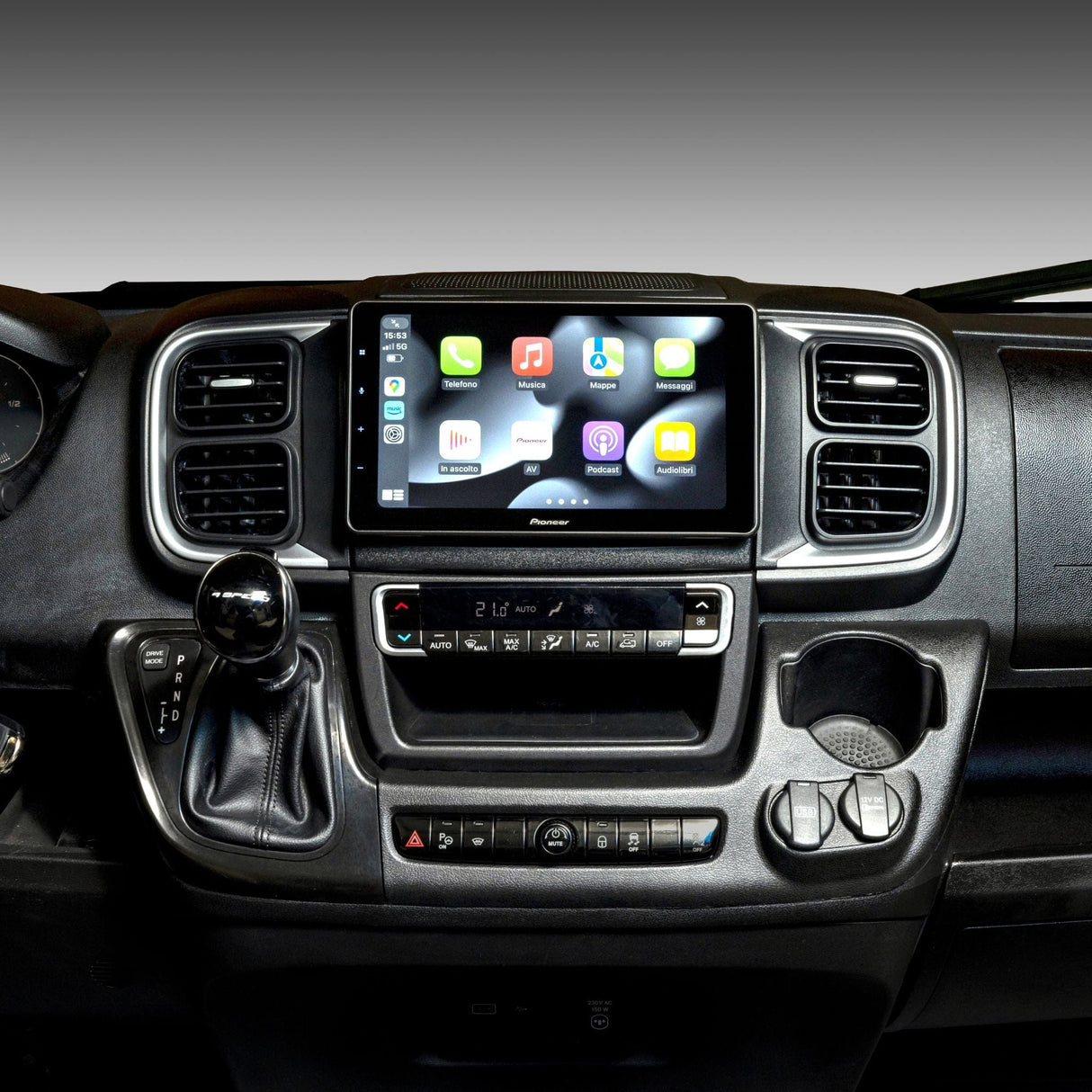 Pioneer Double Din Touchscreen Pioneer SPH-EVO950DAB-T Ford Transit 2019 Stereo Upgrade