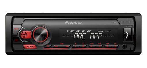 Pioneer Car Stereos Pioneer MVH-S120UB Mechless Car Stereo RDS tuner with USB and AUX in Red Illumination