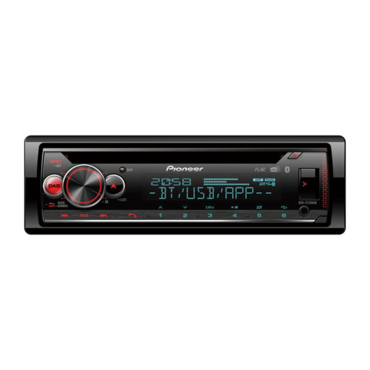 Pioneer Pioneer DEH-S720DAB Single Din CD Tuner with DAB/DAB+, Bluetooth, USB and Spotify