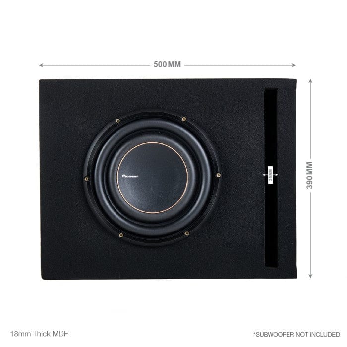 Pioneer Pioneer BX10PL-TSA250-GMD8701 Single TS-A250D4 10" Subwoofer Sound Quality Bass Package with Sealed Enclosure and Amp