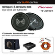 Pioneer Pioneer BX10PL-TSA250-GMD8701 Single TS-A250D4 10" Subwoofer Sound Quality Bass Package with Sealed Enclosure and Amp