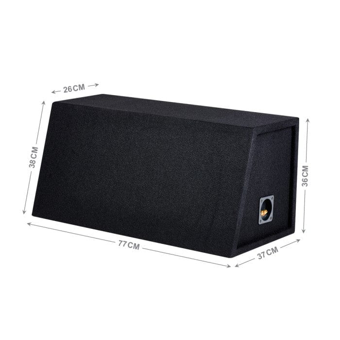 Pioneer Pioneer BX212SL-TSA300-GMD9701 Double TS-A300D4 12" Subwoofer  Sound Quality Bass Package with Sealed Enclosure and Amp