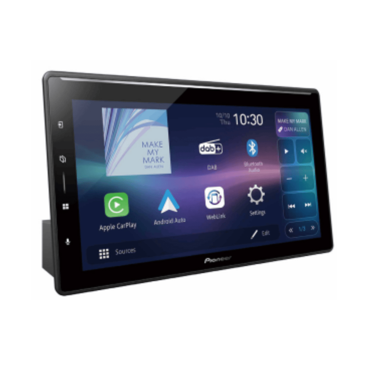 Pioneer DAB Car Stereos Pioneer SPH-EVO107DAB 10.1" Ultra Large HD Multi-Touchscreen Car Stereo