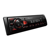 Pioneer Car Stereos Pioneer MVH-230BT Car Stereo Receiver with Bluetooth Red Illumination