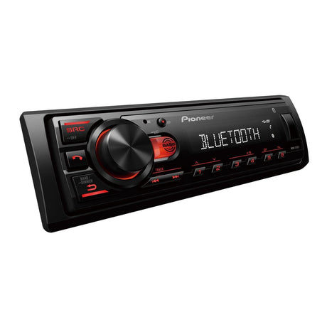 Pioneer Car Stereos Pioneer MVH-230BT Car Stereo Receiver with Bluetooth Red Illumination