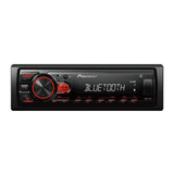 Pioneer Car Stereos Pioneer MVH-230BT Car Stereo Receiver with Bluetooth Red Illumination