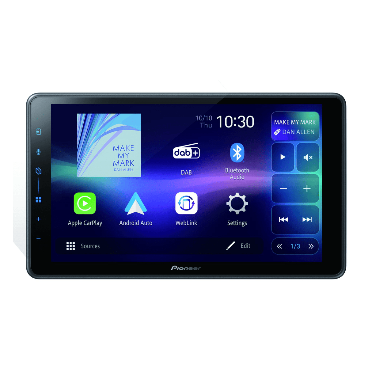 Pioneer Car Stereos Pioneer SPH-EVO98DAB-1D 9" Modular Multimedia Receiver