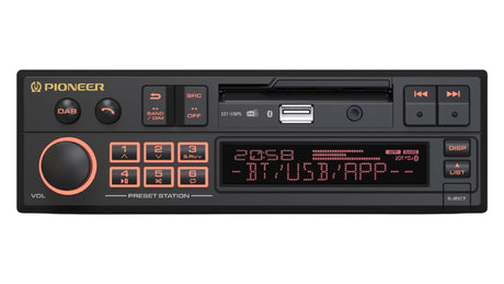 Pioneer Car Stereos Pioneer SXT-C10PS Retro Car Head Unit – DAB+, USB, AUX & Bluetooth Audio