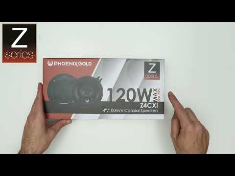 Phoenix Gold Z4CXi Z-Series Speakers 4" 4Ohm Coaxial Speakers