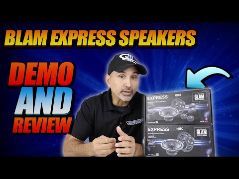 BLAM EXPRESS BL-165EC 6.5" 2 ohm Coaxial Car Audio Speakers (PAIR)