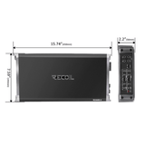 Recoil 4 Channel Amp RECOIL AMP-REC-600.4 4x130W Class AB, 4 Channel, Full Range Amplifier