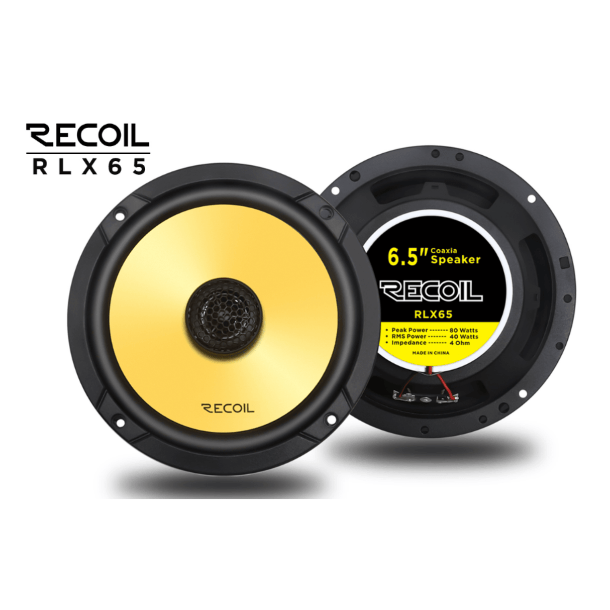 Recoil Car Specific Upgrades Recoil SFK-FIA1-RCX165 RLX65 Coaxial Speaker Upgrade Fitting Kit For Citroen / Fiat / Vauxhall