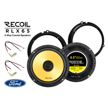 Recoil Car Specific Upgrades Recoil SFK-FOR1-RCX165 coaxial speaker upgrade fitting kit For Ford Fiesta / Focus / Ranger / Transit