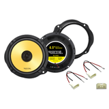 Recoil Car Specific Upgrades Recoil SFK-FOR3-RCX65 RLX65 6.5" Front Door Coaxial Speaker Upgrade Fitting Kit For Ford C-Max