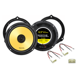Recoil Car Specific Upgrades Recoil SFK-FOR4-RCX65 RLX65 6.5"Rear Door Coaxial Speaker Upgrade Kit For Ford C-Max