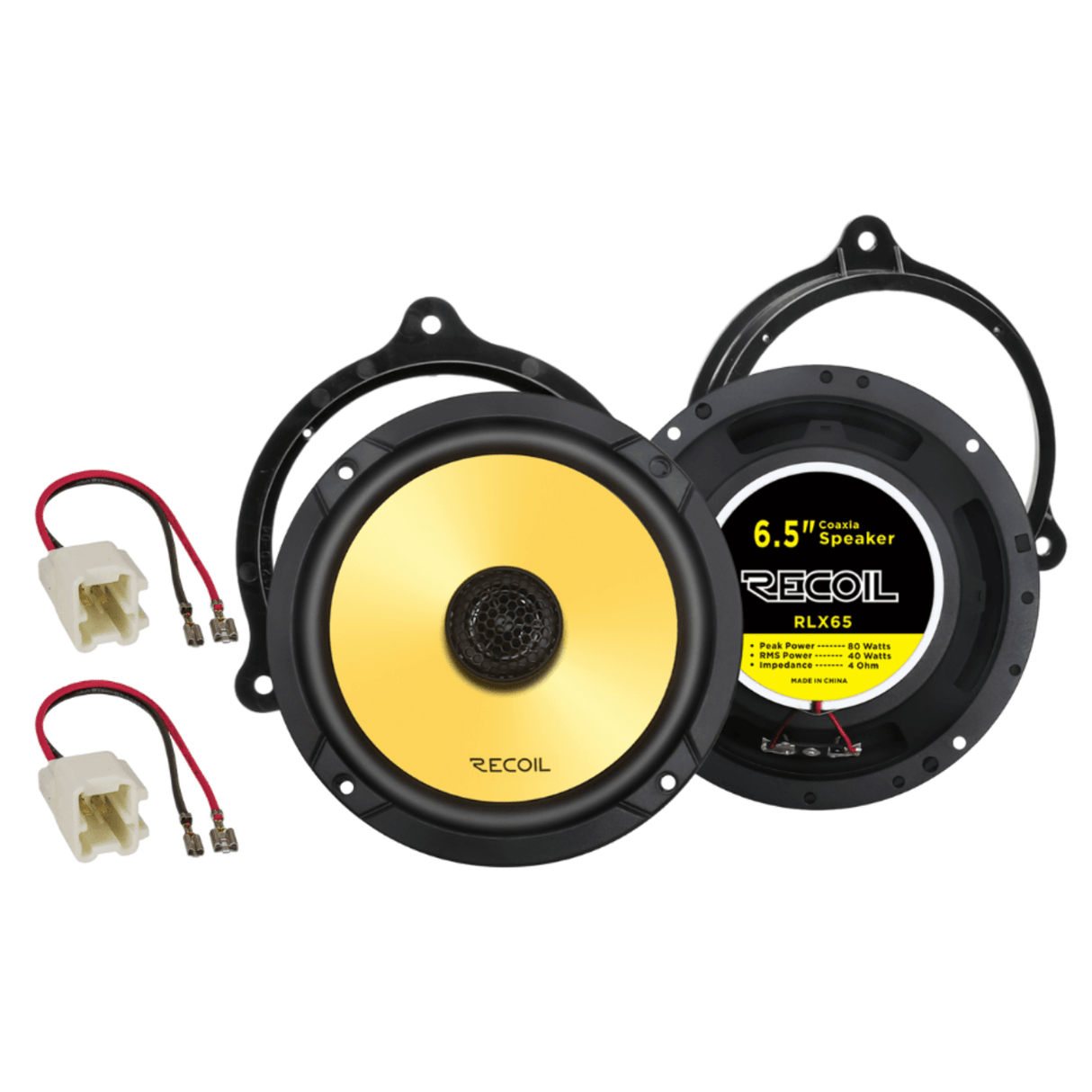 Recoil Car Specific Upgrades Recoil SFK-REN1-RCX165 Coaxial Speaker Upgrade Fitting Kit For Renault/ Dacia